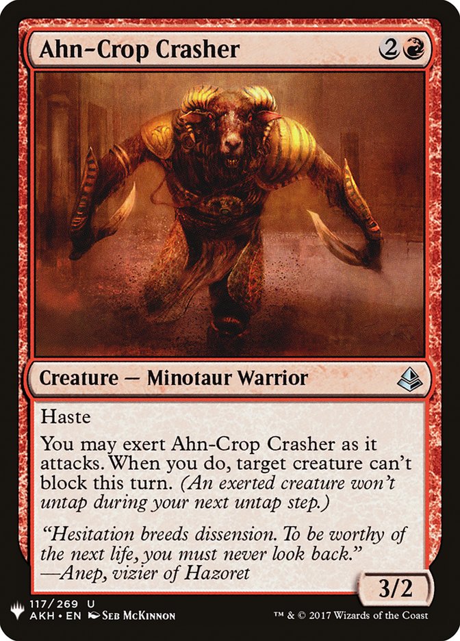 Ahn-Crop Crasher [Mystery Booster] | Boutique FDB TCG