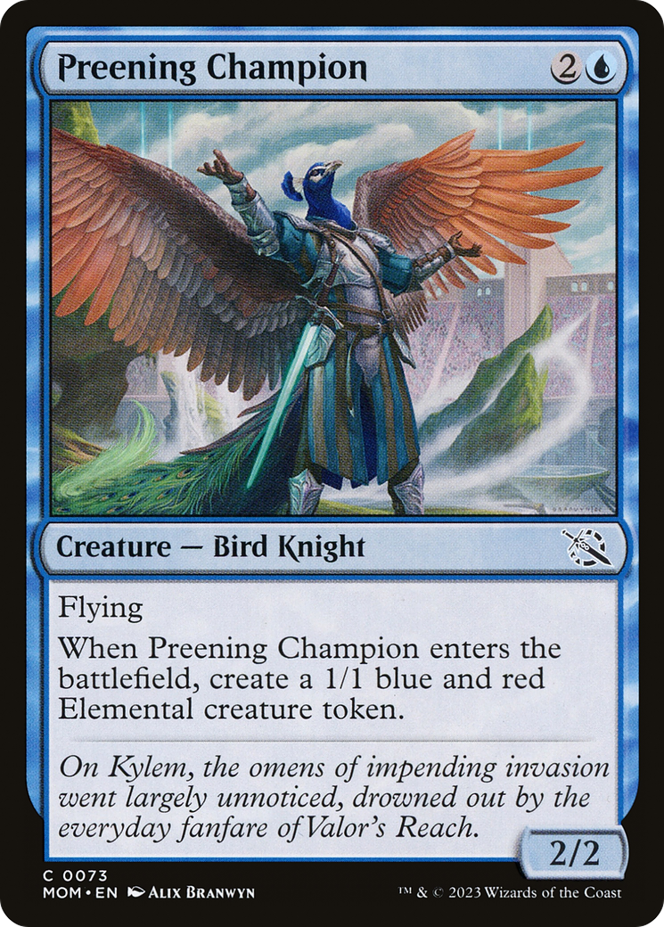 Preening Champion [March of the Machine] | Boutique FDB TCG