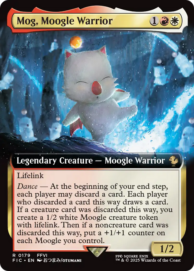 Mog, Moogle Warrior (Extended Art) [FINAL FANTASY Commander] | Boutique FDB TCG