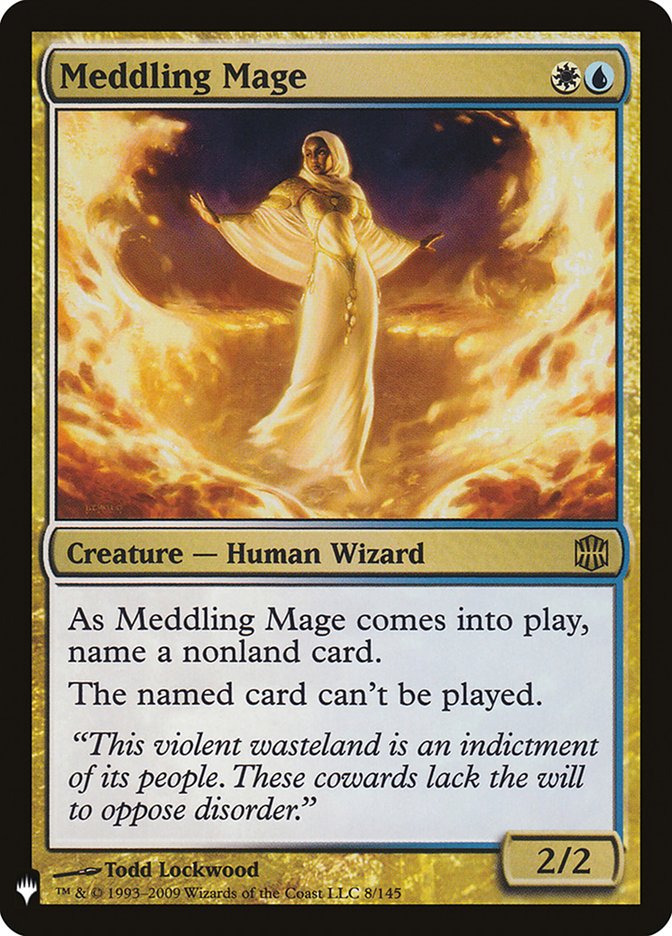 Meddling Mage [Mystery Booster] | Boutique FDB TCG