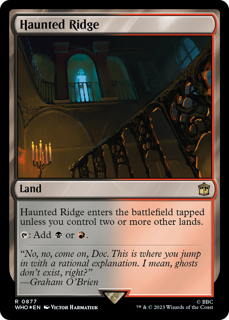 Haunted Ridge (Surge Foil) [Doctor Who] | Boutique FDB TCG
