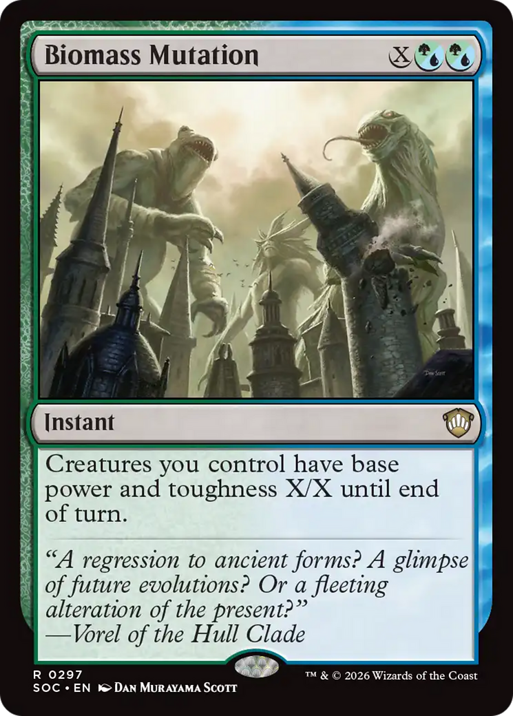 Biomass Mutation [Secrets of Strixhaven Commander] | Boutique FDB TCG