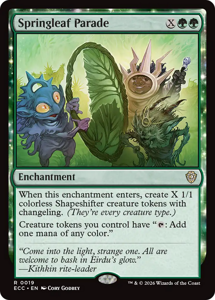 Springleaf Parade [Lorwyn Eclipsed Commander] | Boutique FDB TCG