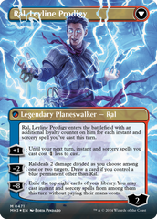 Ral, Monsoon Mage // Ral, Leyline Prodigy (Borderless) (Textured Foil) [Modern Horizons 3] | Boutique FDB TCG