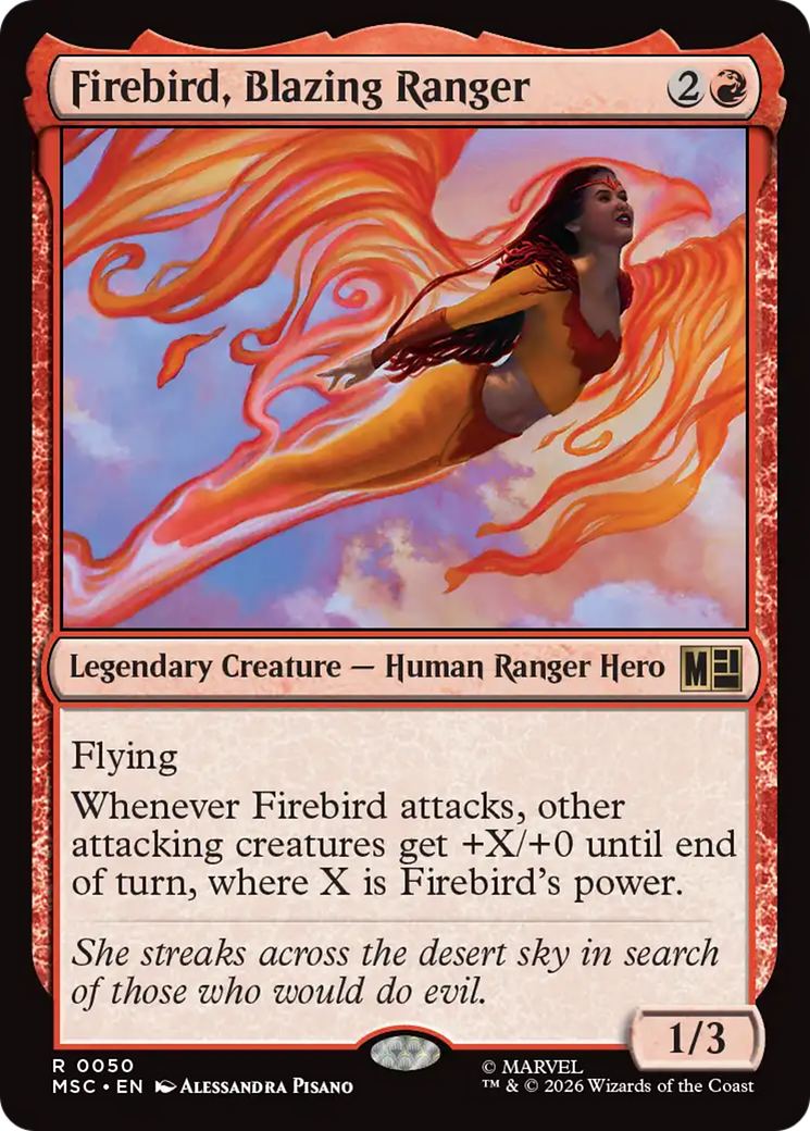 Firebird, Blazing Ranger [Marvel Super Heroes Commander] | Boutique FDB TCG