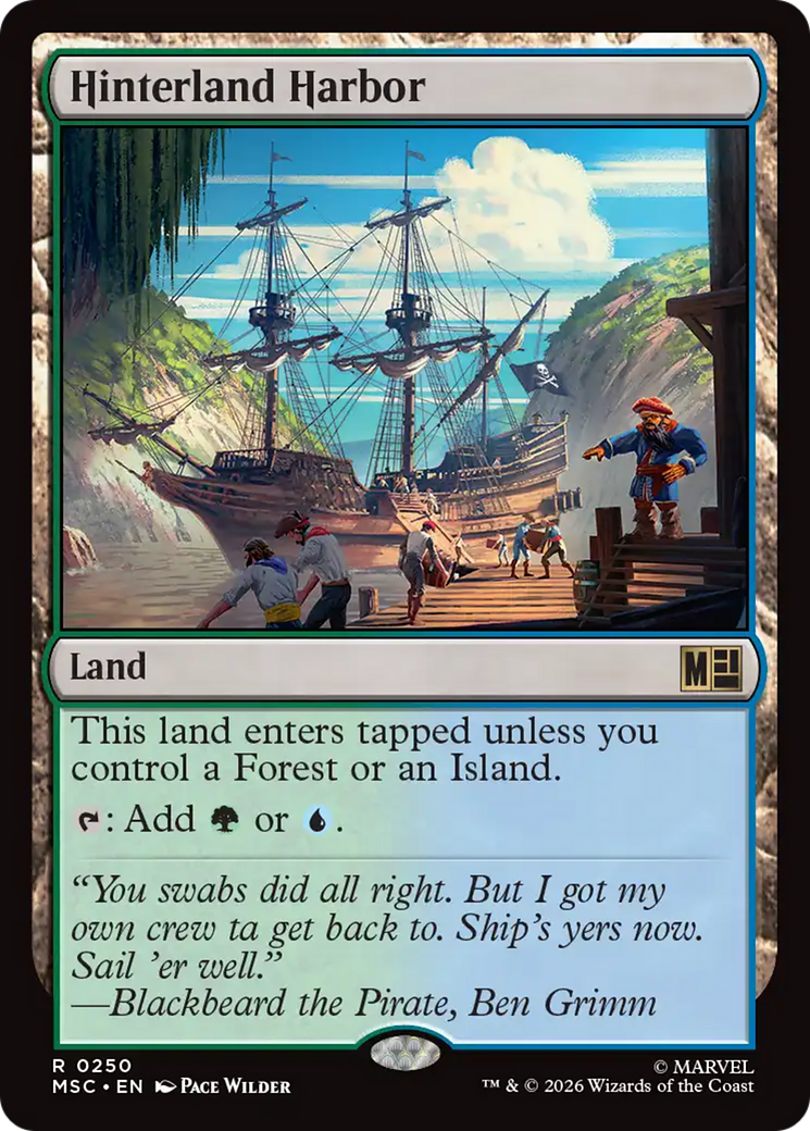 Hinterland Harbor (Surge Foil) [Marvel Super Heroes Commander] | Boutique FDB TCG