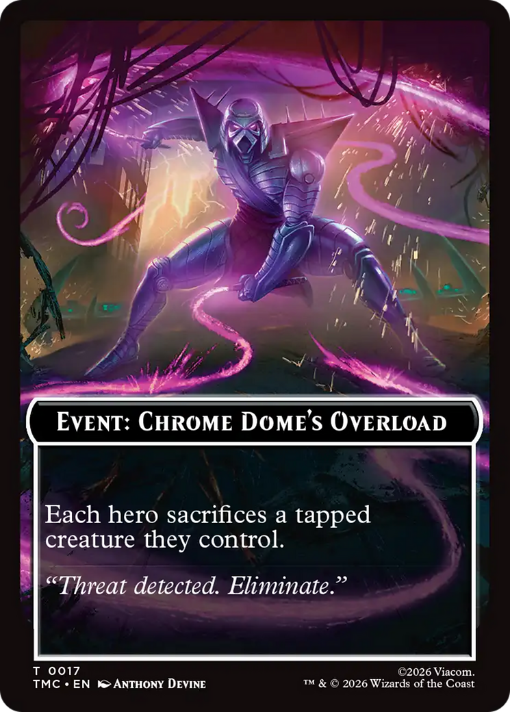 Event: Chrome Dome's Overload [Teenage Mutant Ninja Turtles Commander Tokens] | Boutique FDB TCG