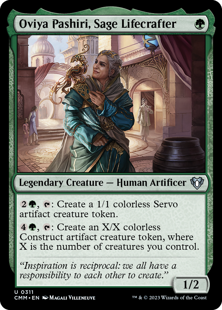 Oviya Pashiri, Sage Lifecrafter [Commander Masters] | Boutique FDB TCG