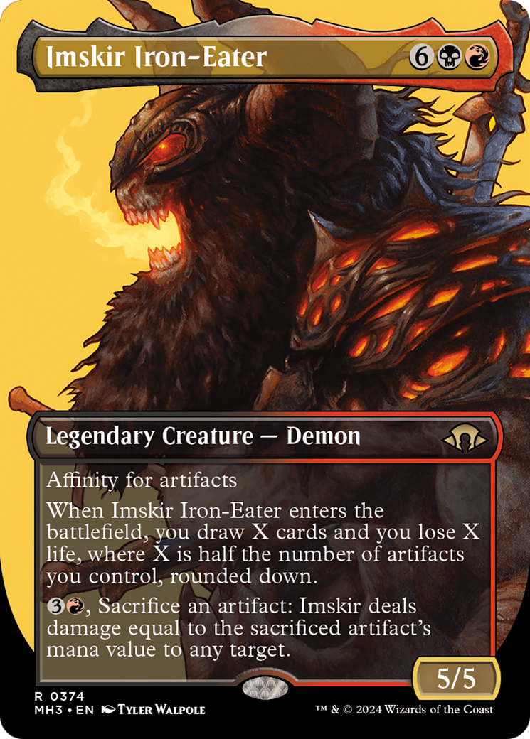 Imskir Iron-Eater (Borderless) [Modern Horizons 3] | Boutique FDB TCG