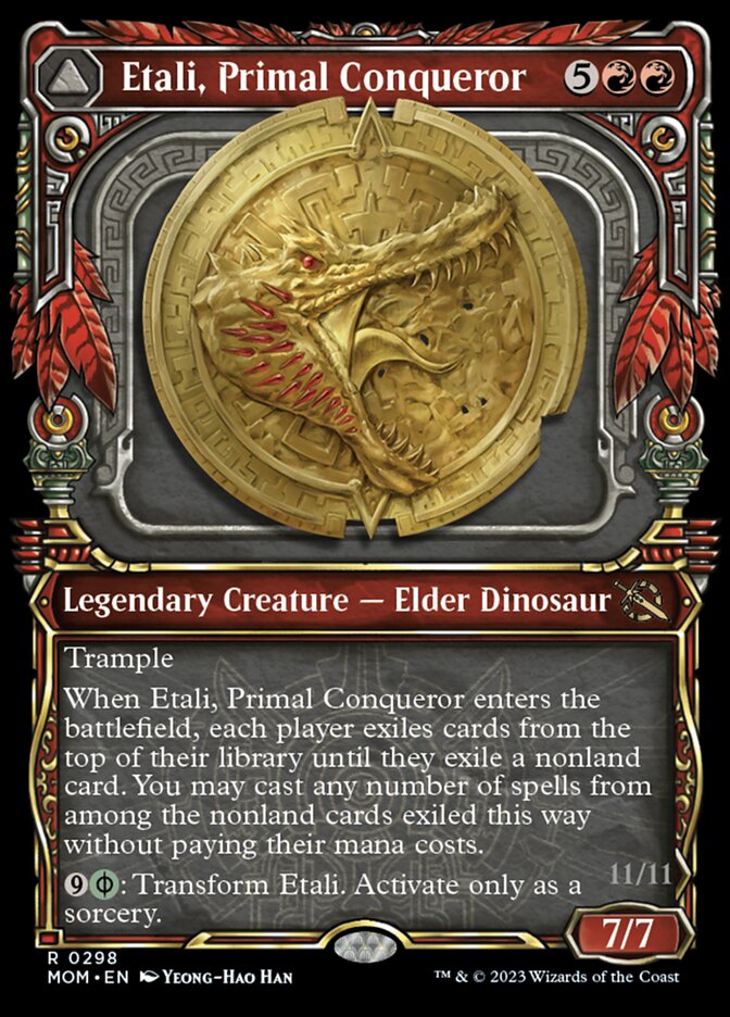 Etali, Primal Conqueror // Etali, Primal Sickness (Showcase Planar Booster Fun) [March of the Machine] | Boutique FDB TCG