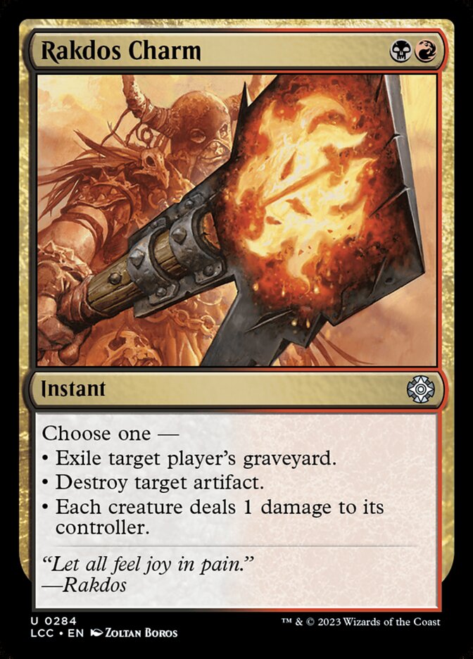 Rakdos Charm [The Lost Caverns of Ixalan Commander] | Boutique FDB TCG