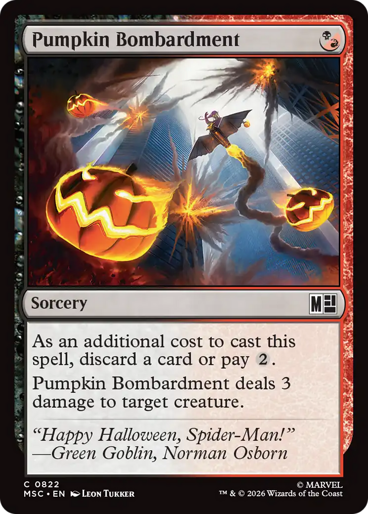 Pumpkin Bombardment [Marvel Super Heroes Commander] | Boutique FDB TCG