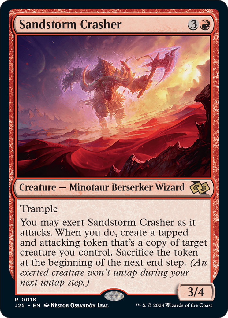 Sandstorm Crasher [Foundations Jumpstart] | Boutique FDB TCG