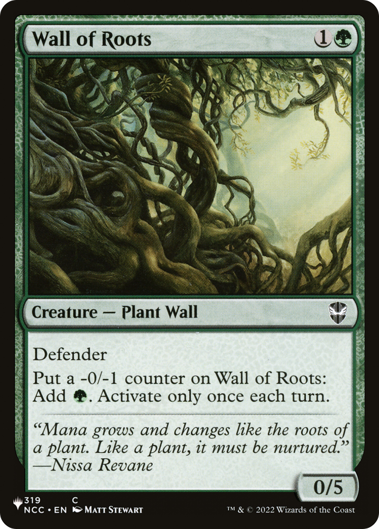 Wall of Roots [The List Reprints] | Boutique FDB TCG