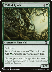 Wall of Roots [The List Reprints] | Boutique FDB TCG