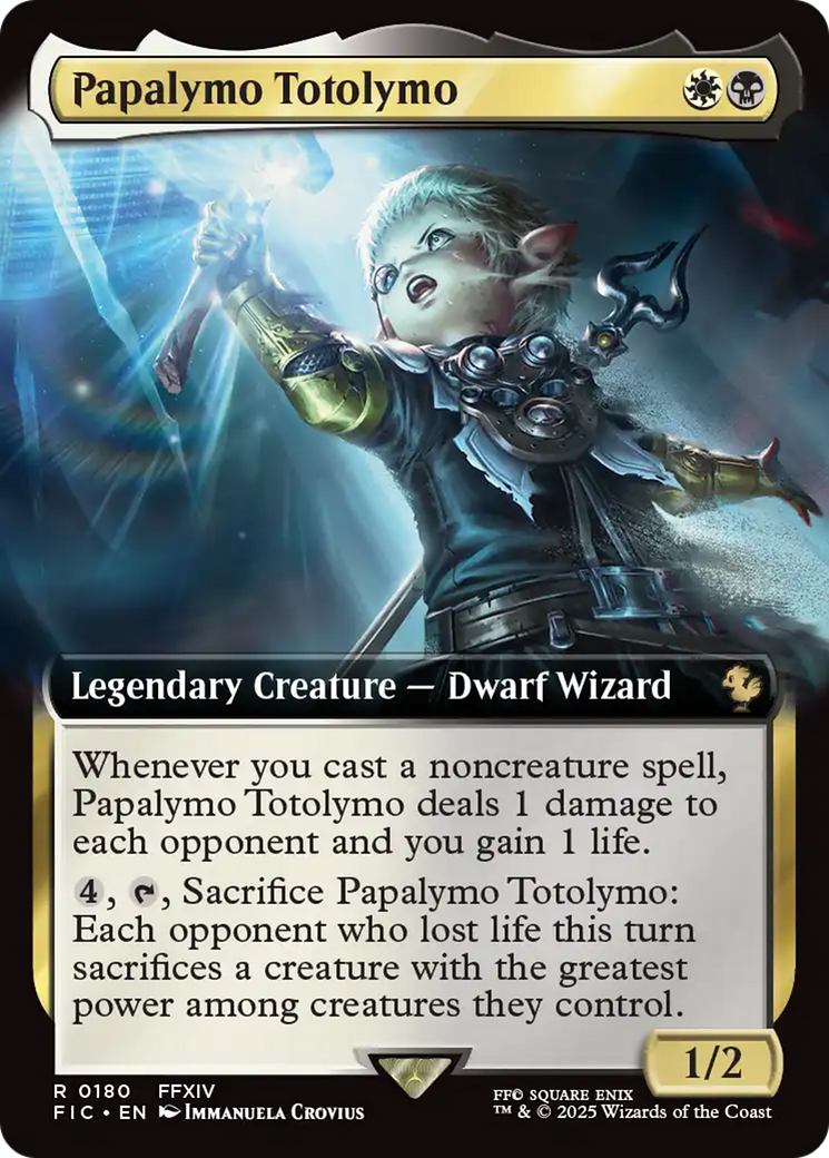 Papalymo Totolymo (Extended Art) [FINAL FANTASY Commander] | Boutique FDB TCG