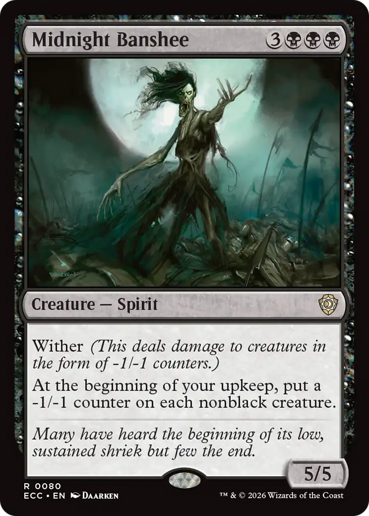 Midnight Banshee [Lorwyn Eclipsed Commander] | Boutique FDB TCG