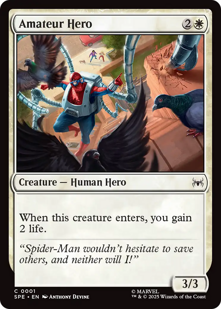 Amateur Hero [Marvel's Spider-Man: Eternal-Legal] | Boutique FDB TCG