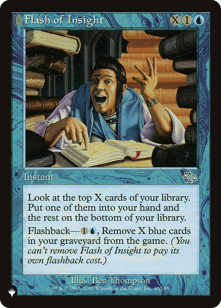 Flash of Insight [The List Reprints] | Boutique FDB TCG