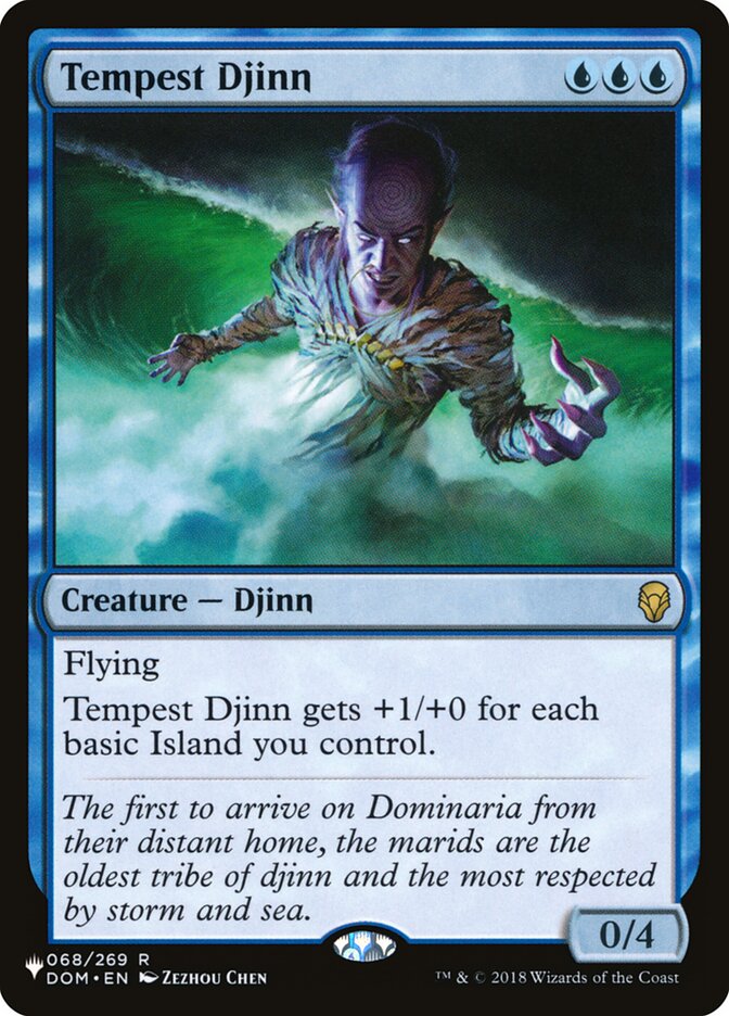 Tempest Djinn [The List] | Boutique FDB TCG