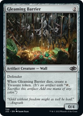 Gleaming Barrier [Jumpstart 2022] | Boutique FDB TCG