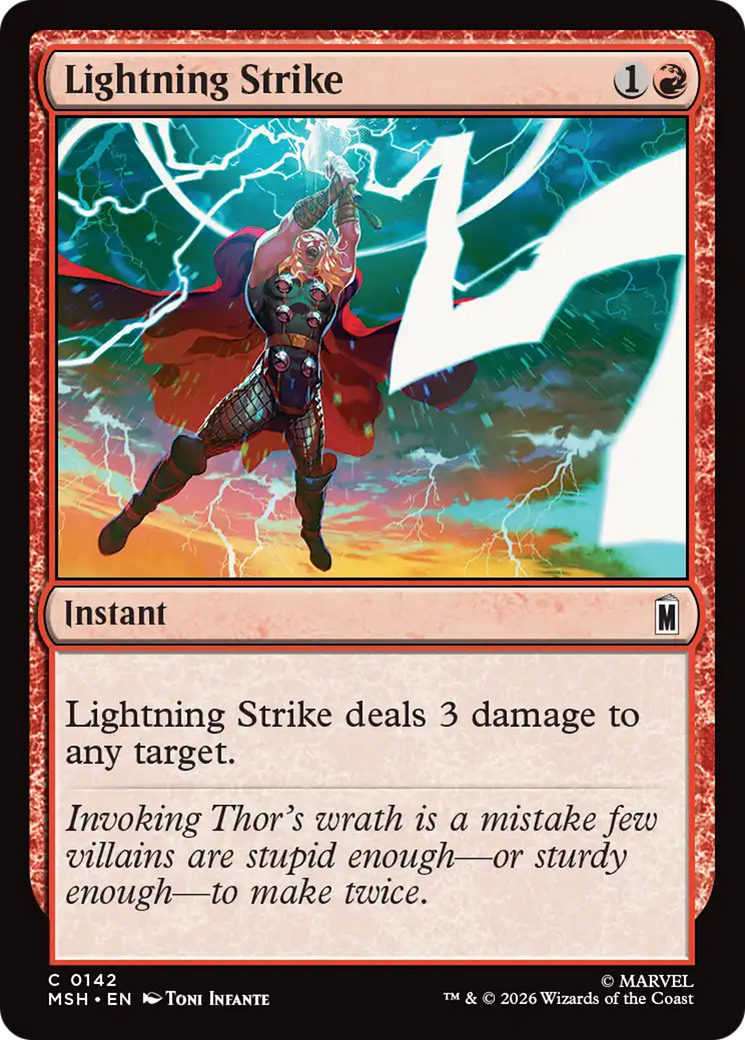 Lightning Strike [Marvel Super Heroes] | Boutique FDB TCG