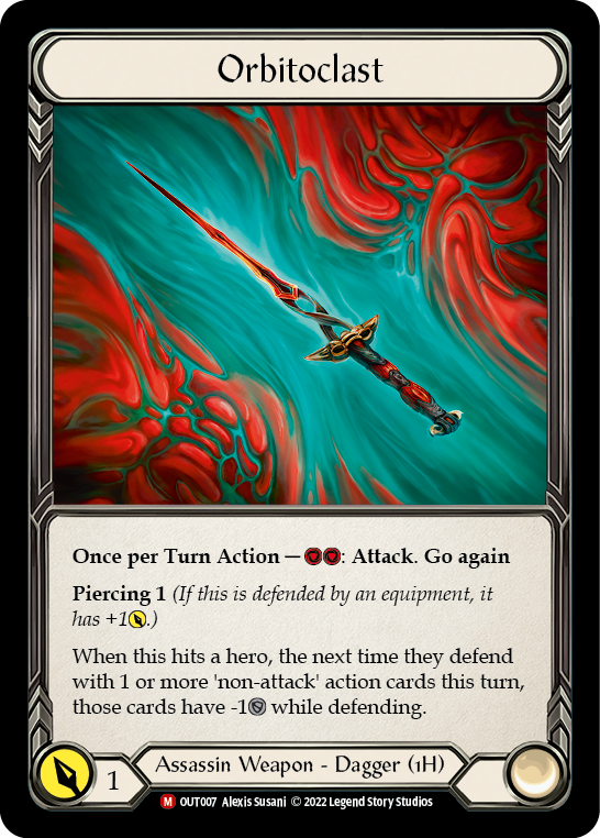 Orbitoclast [OUT007] (Outsiders)  Cold Foil | Boutique FDB TCG