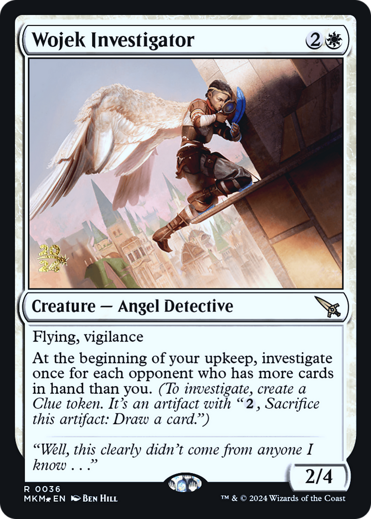 Wojek Investigator [Murders at Karlov Manor Prerelease Promos] | Boutique FDB TCG