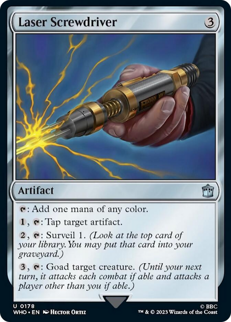 Laser Screwdriver [Doctor Who] | Boutique FDB TCG