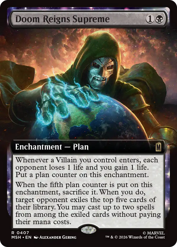 Doom Reigns Supreme (Extended Art) [Marvel Super Heroes] | Boutique FDB TCG