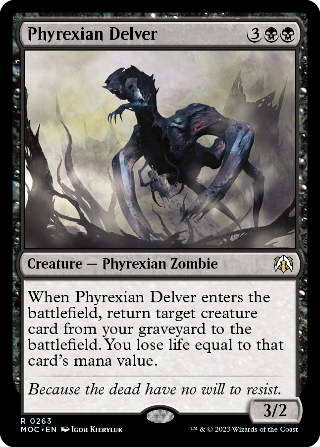 Phyrexian Delver [March of the Machine Commander] | Boutique FDB TCG