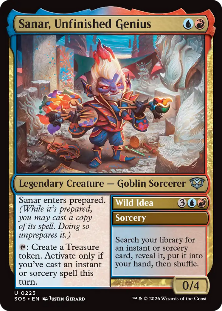 Sanar, Unfinished Genius [Secrets of Strixhaven] | Boutique FDB TCG