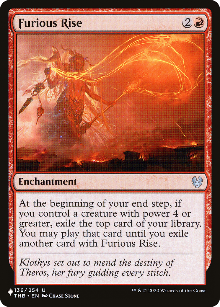 Furious Rise [The List Reprints] | Boutique FDB TCG