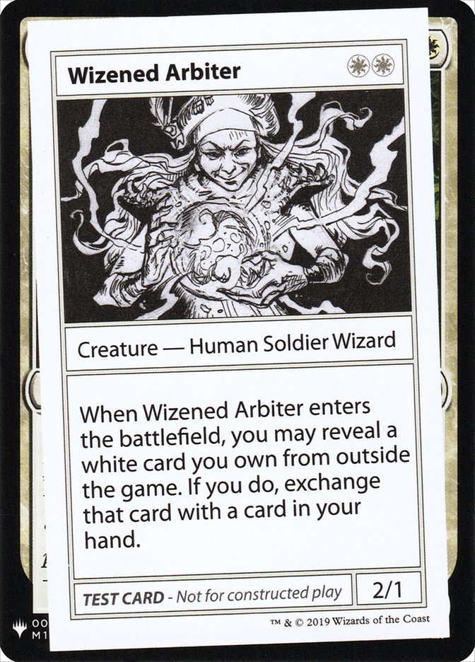 Wizened Arbiter [Mystery Booster Playtest Cards] | Boutique FDB TCG