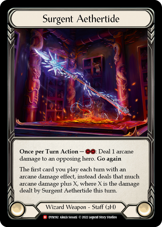 Surgent Aethertide [DYN192] (Dynasty)  Rainbow Foil | Boutique FDB TCG