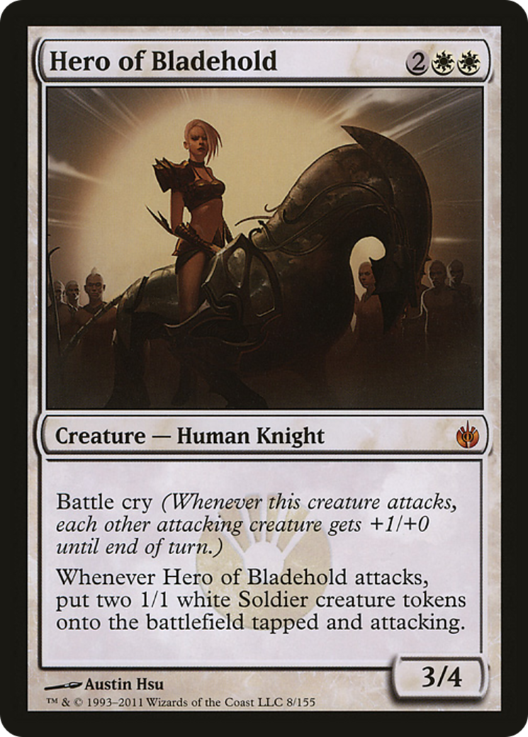 Hero of Bladehold (Mirrodin Besieged) (Oversized) [Oversize Cards] | Boutique FDB TCG