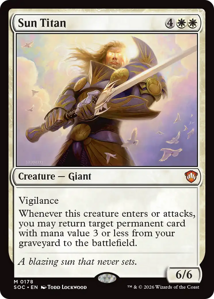 Sun Titan [Secrets of Strixhaven Commander] | Boutique FDB TCG