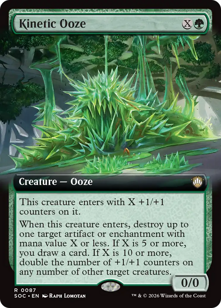 Kinetic Ooze (Extended Art) [Secrets of Strixhaven Commander] | Boutique FDB TCG