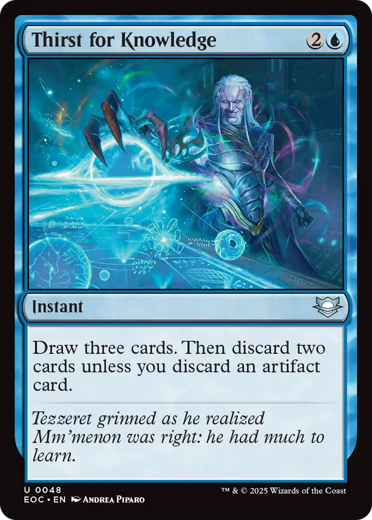 Thirst for Knowledge [Edge of Eternities Commander] | Boutique FDB TCG