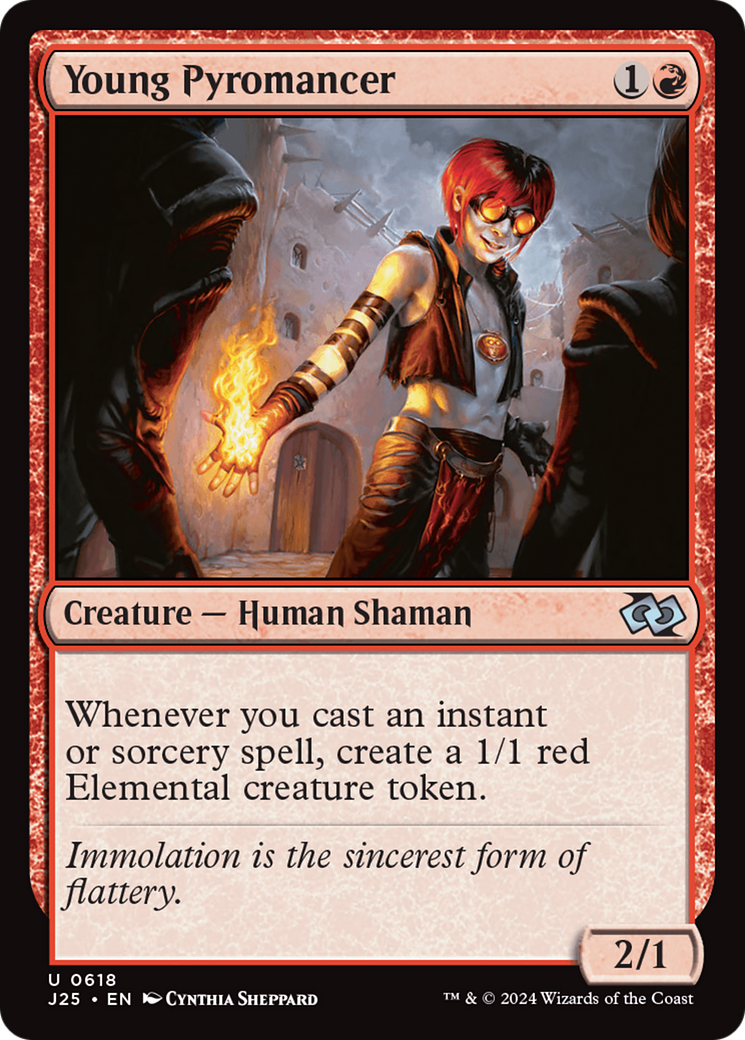 Young Pyromancer [Foundations Jumpstart] | Boutique FDB TCG