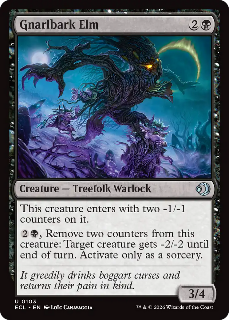 Gnarlbark Elm [Lorwyn Eclipsed] | Boutique FDB TCG