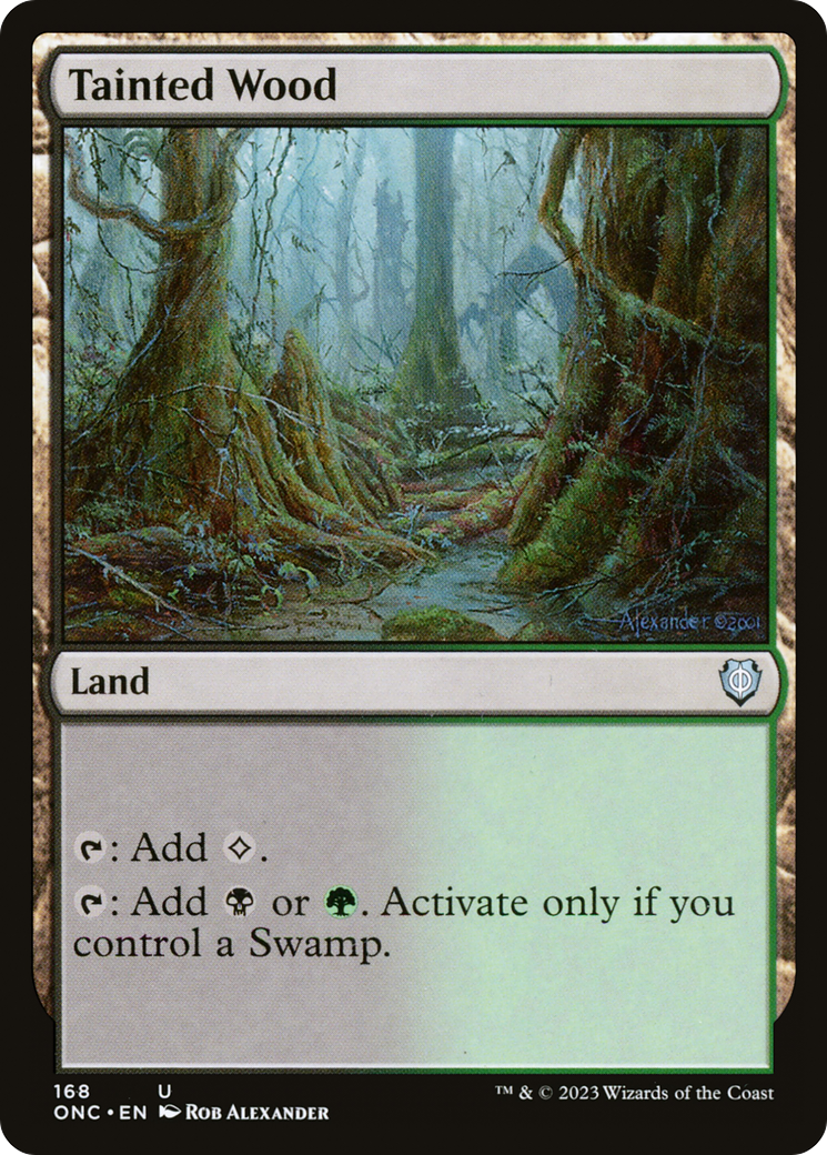 Tainted Wood [Phyrexia: All Will Be One Commander] | Boutique FDB TCG