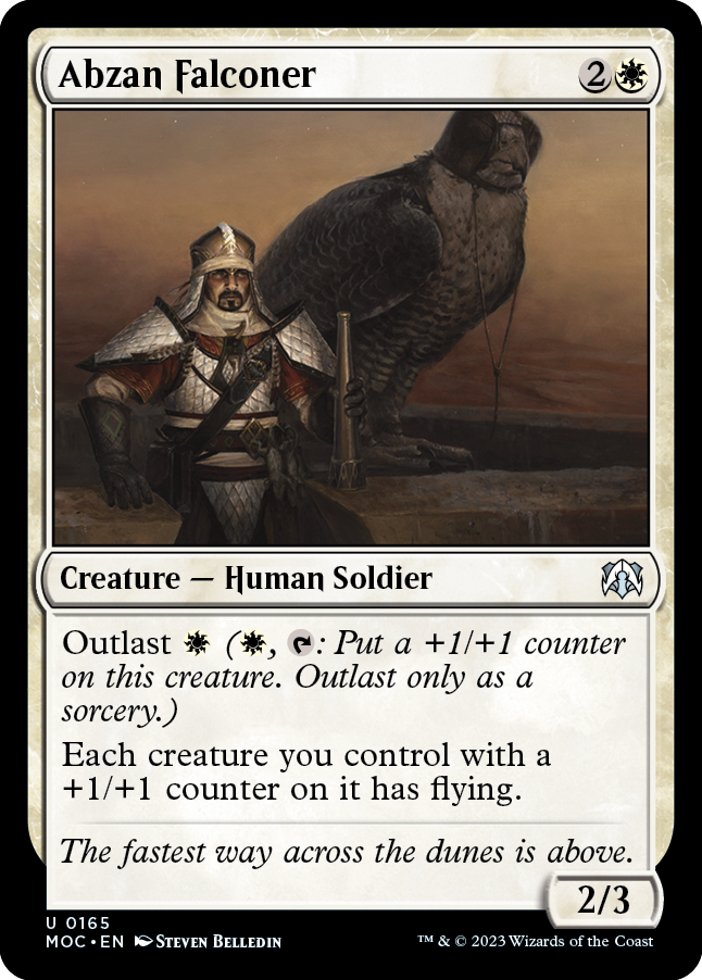 Abzan Falconer [March of the Machine Commander] | Boutique FDB TCG