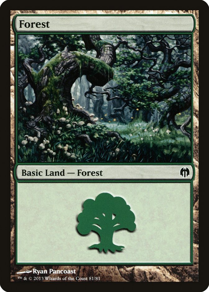 Forest (81) [Duel Decks: Heroes vs. Monsters] | Boutique FDB TCG
