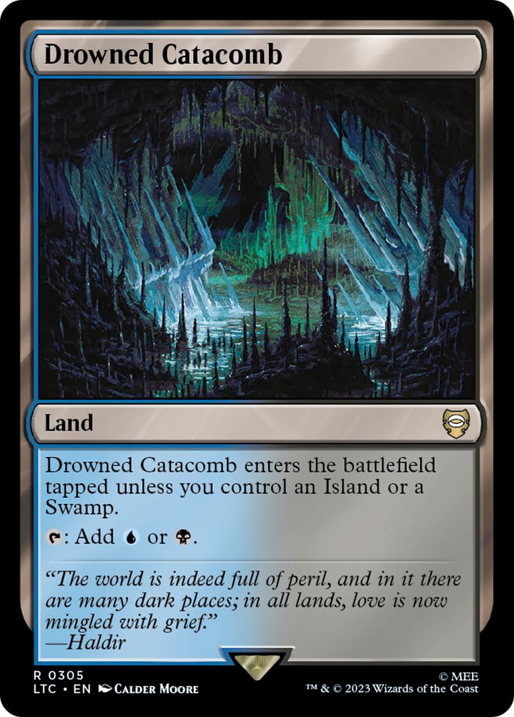 Drowned Catacomb [The Lord of the Rings: Tales of Middle-Earth Commander] | Boutique FDB TCG