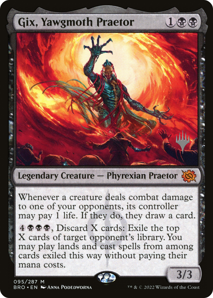 Gix, Yawgmoth Praetor (Promo Pack) [The Brothers' War Promos] | Boutique FDB TCG