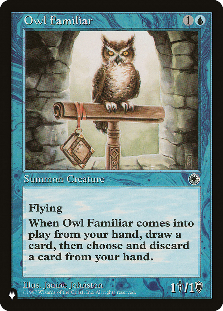 Owl Familiar [The List Reprints] | Boutique FDB TCG