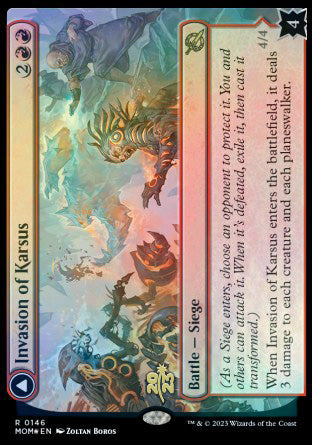 Invasion of Karsus // Refraction Elemental [March of the Machine Prerelease Promos] | Boutique FDB TCG