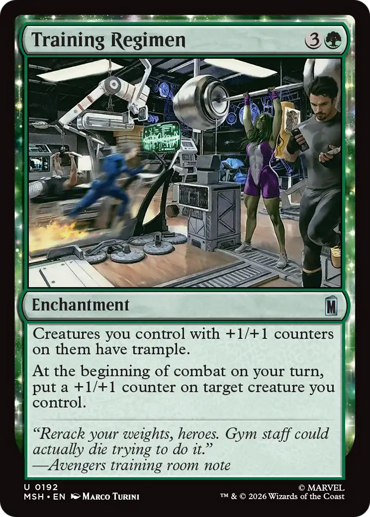 Training Regimen [Marvel Super Heroes] | Boutique FDB TCG
