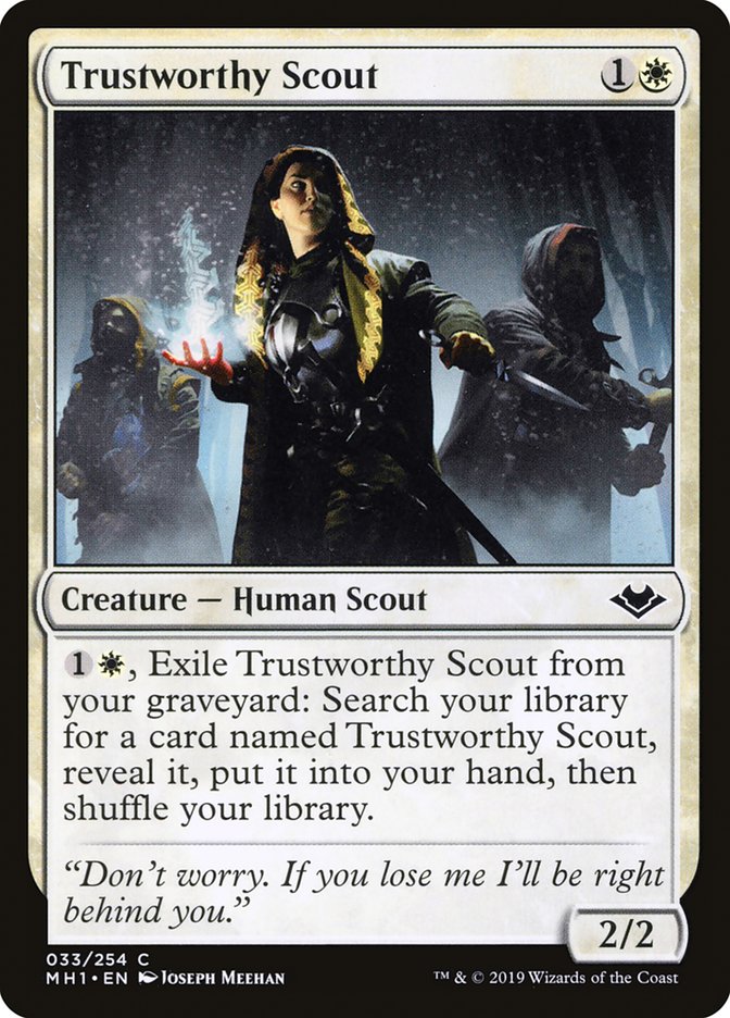 Trustworthy Scout [Modern Horizons] | Boutique FDB TCG